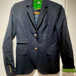 J Crew Blazer Navy Blue
